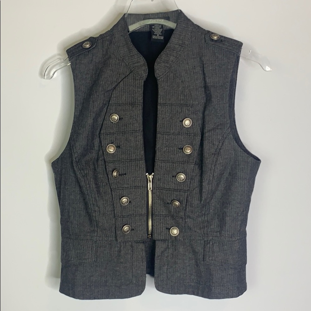 Timing Sleeveless Zip Up Vest Size M